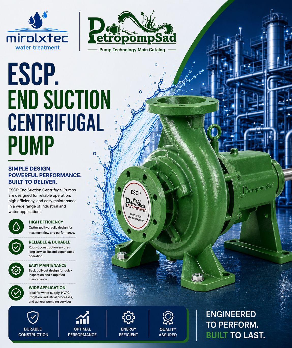 ESCP End Suction Centrifugal Pump