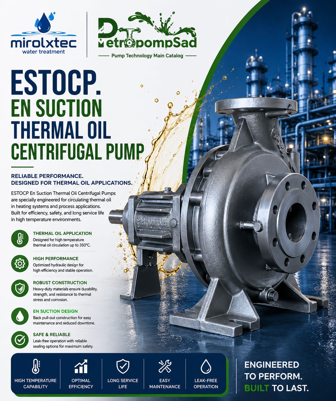 ESTOCP Thermal Oil Centrifugal Pump
