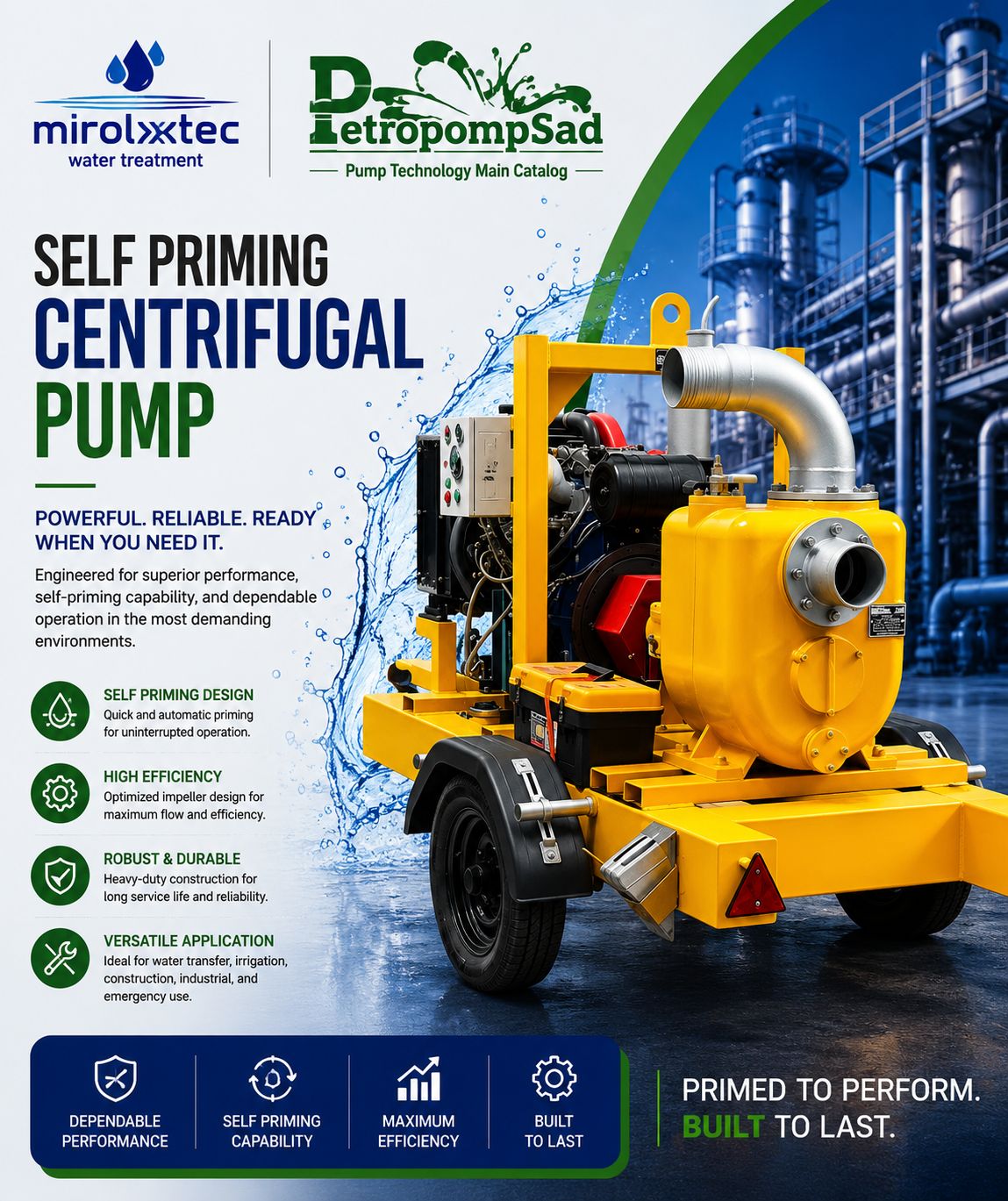 Self Priming Centrifugal Pump